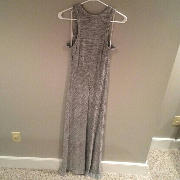 LOFT Gray Long Maxi Dress XS - Picture 2 of 3
